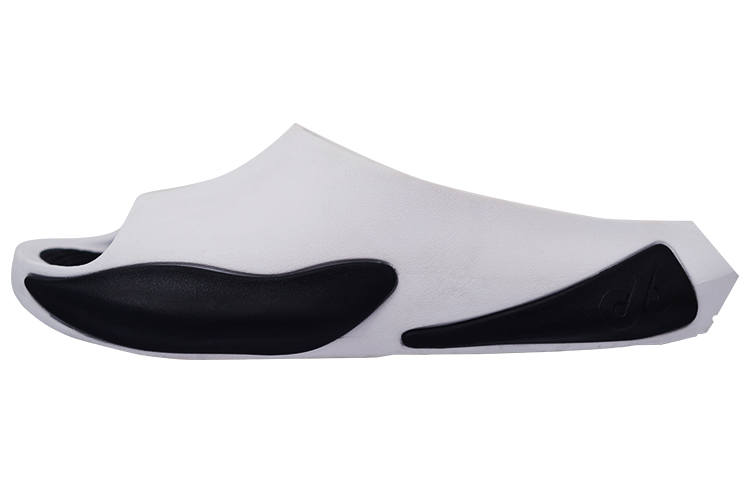 LOOP BURN LOOP BURN Comfortable Slip Resistant Abrasion Resistant Slide Slippers Unisex White Black
