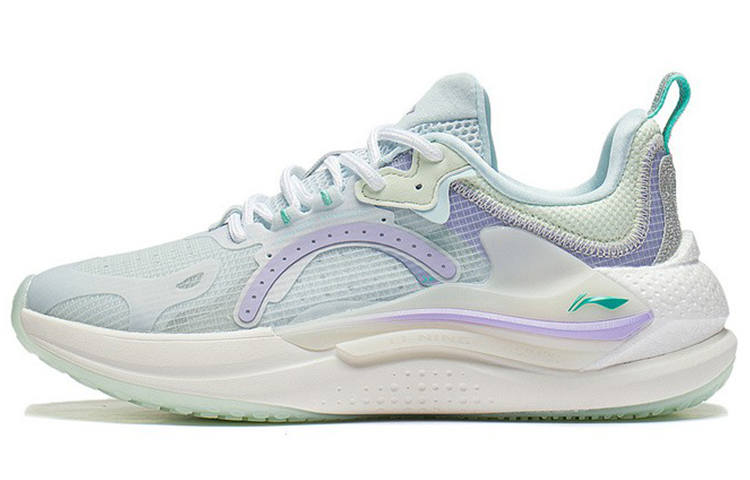 Li-Ning Li Ning Spark Textile, Synthetic Leather, TPU Slip Resistant, Abrasion Resistant, Lightweight Low top