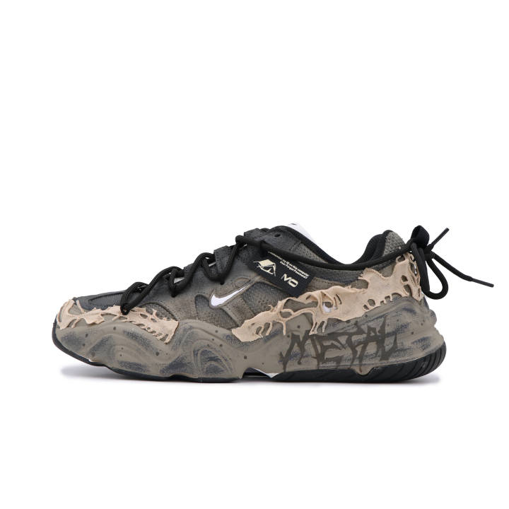 Nike Nike Tech Hera Abrasion Resistant Abrasion Resistant Low top Casual Shoes Unisex Brown Black