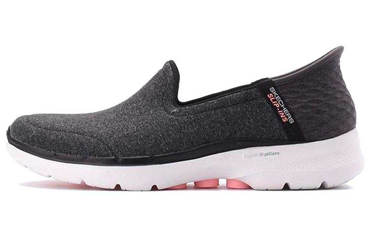 Skechers Go Walk 6 Hands Free Slip Ins Cushioning Low top Casual Shoes Women's Gray