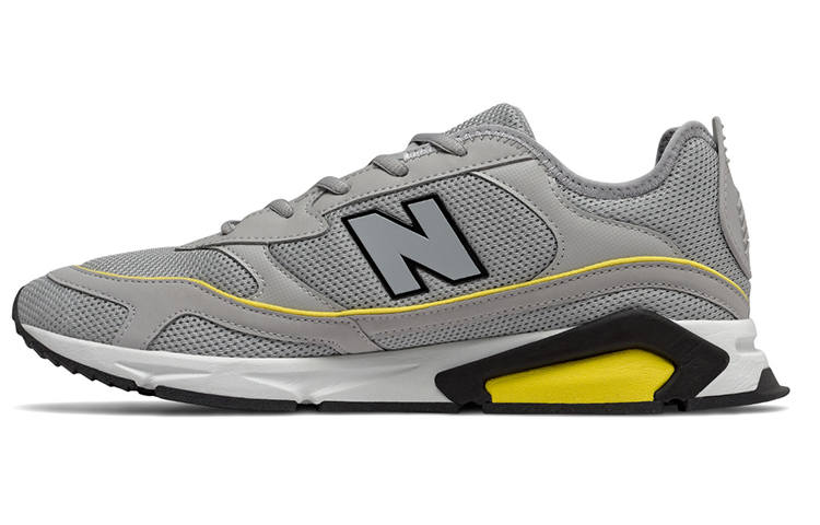 New Balance New Balance NB X RACER Low top Casual Shoes Unisex Gray Yellow D Width