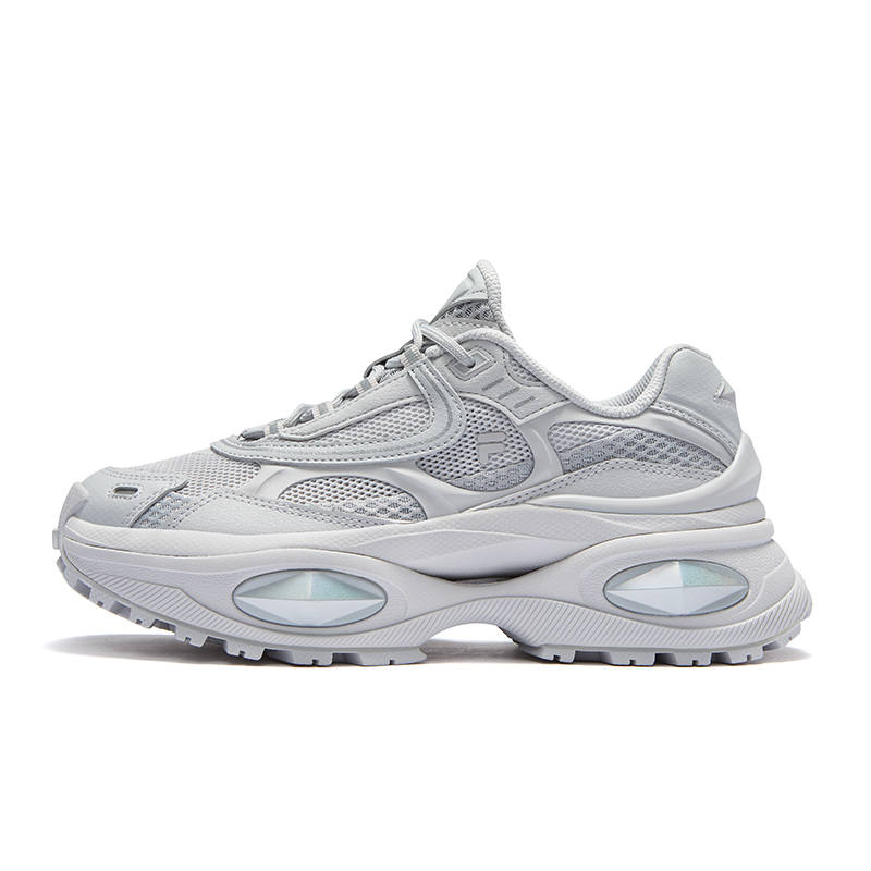 FILA FUSION BIANCO III Abrasion Resistant Moisture Wicking Low top Casual Shoes Women's Lotus Gray