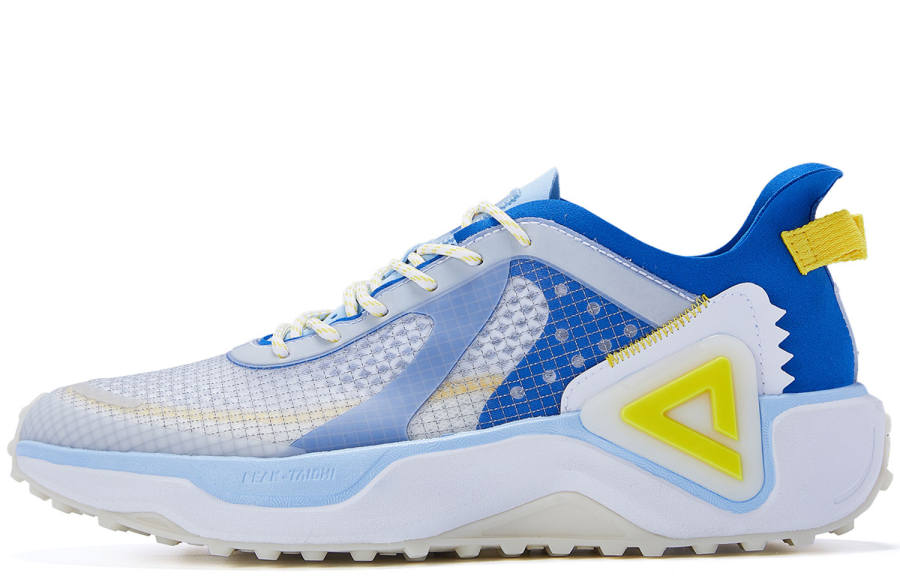 PEAK Taichi Heavenly Journey Cushioning Slip Resistant Low top Sports Casual Shoes Men's White Blue