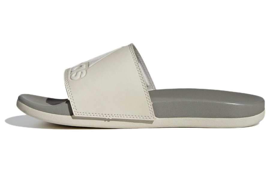 Adidas Adidas Adilette Rubber Sole Quick Dry Quick Dry Slide Slippers Women's Gray