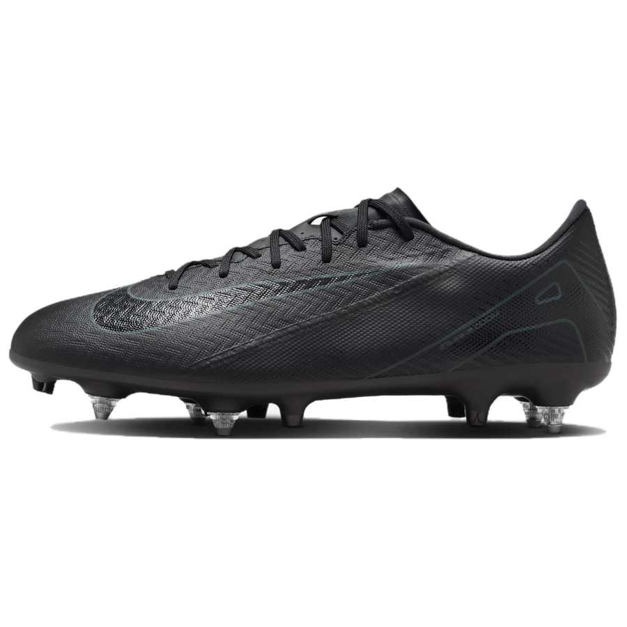 Nike Nike Mercurial Vapor 16 SG Soft Ground Natural Grass Slip Resistant Abrasion Resistant Soccer Shoes Unisex Black