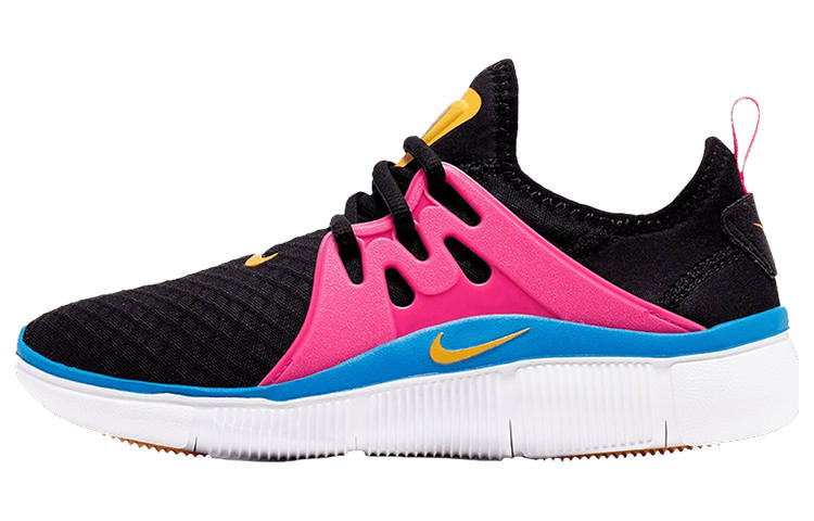 Nike Nike Acalme Cushioning Slip Resistant Abrasion Resistant Lightweight Low top Casual Shoes Women's Black Pink