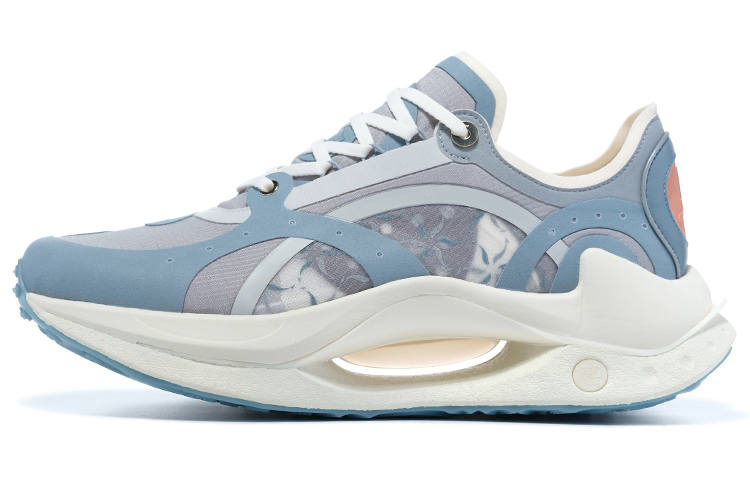 LI-NING 1990 LI NING 1990 Shadow RMX Vintage Low top Sports Casual Shoes Men's Blue Gray