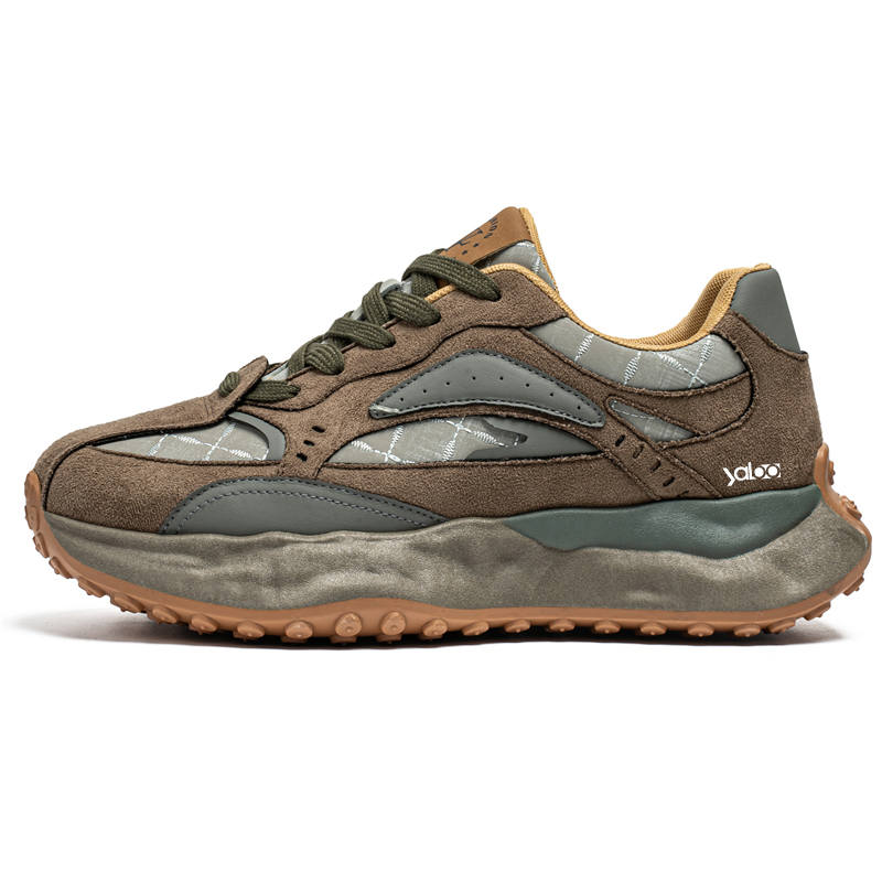 YALU PU, Mesh Low top Chunky Sneakers Men's