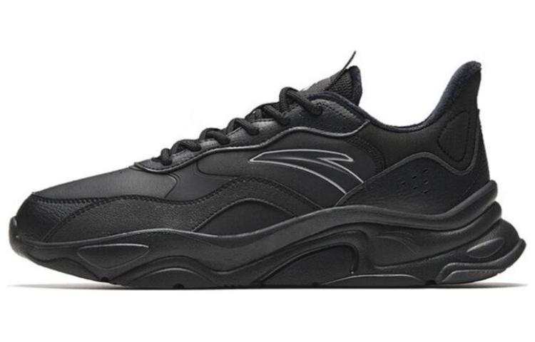 Anta Millennial Generation Slip Resistant Abrasion Resistant Low top Casual Shoes Men's Black