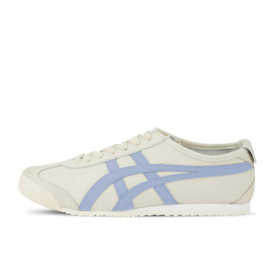 Onitsuka Tiger MEXICO 66 Abrasion Resistant Low top Casual Shoes Unisex Beige Blue