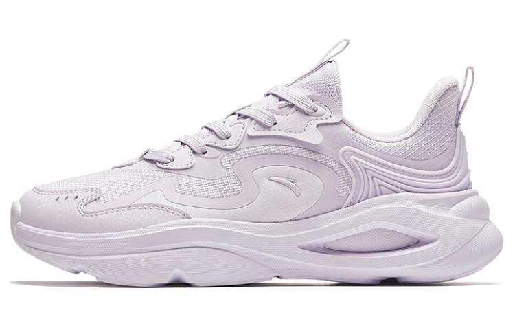 Anta Chao Bai 5.0 Non slip Lightweight Low top Casual Shoes Women's Purple