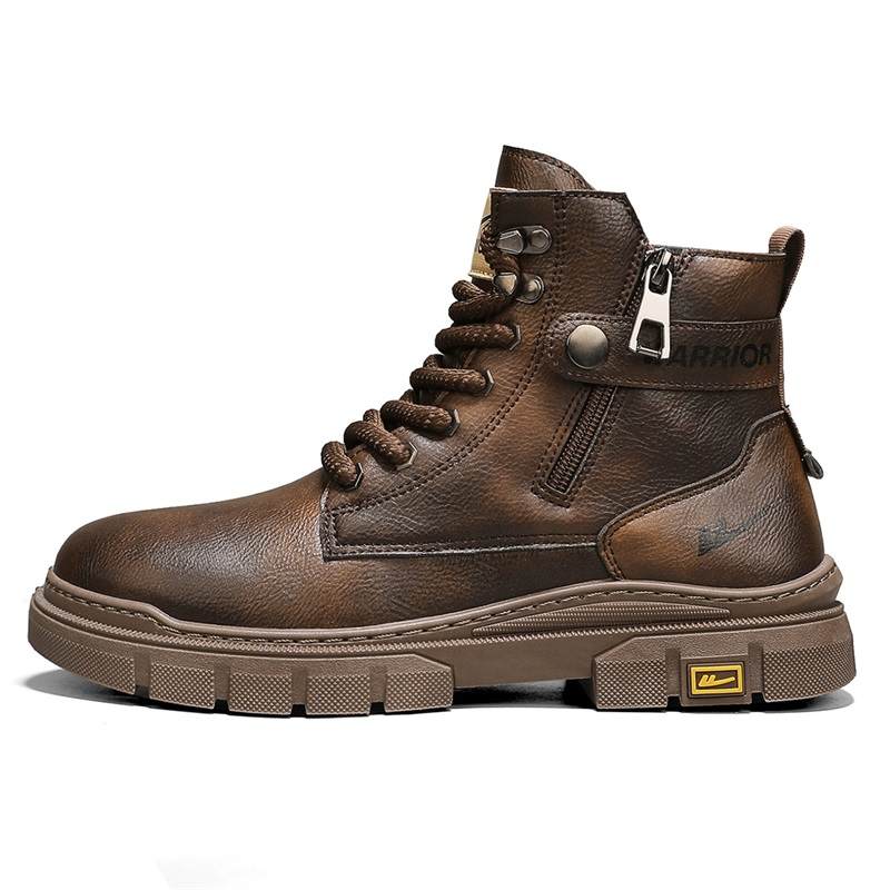 WARRIOR WARRIOR Short Combat Boots Men's Brown