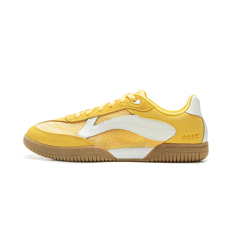 Li-Ning Li Ning Abrasion Resistant Breathable Abrasion Resistant Breathable Low top Table Tennis Shoes Unisex Dynamic Yellow
