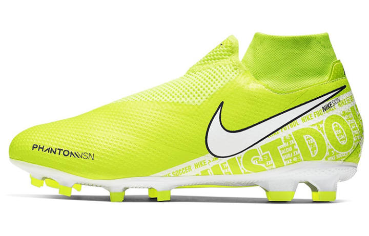 Nike Nike Phantom Vision Soccer Shoes Men's Mid Top Neon Yellow