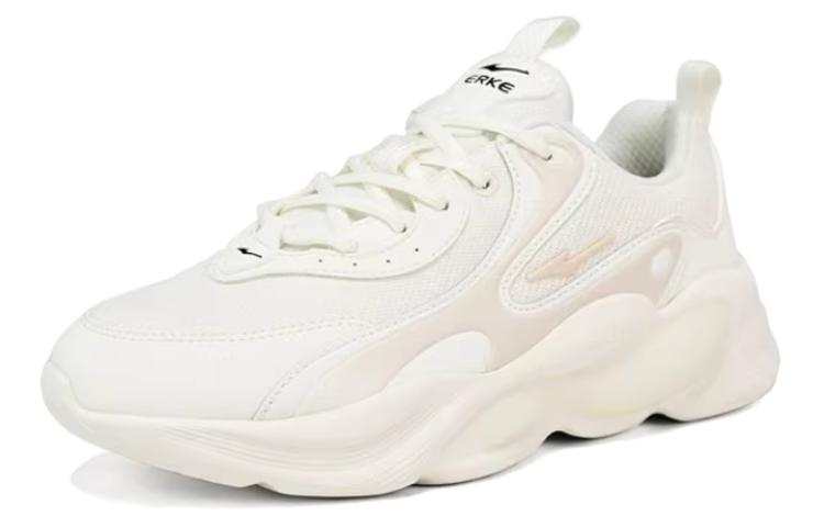 Erke Comfortable Round Toe Low top Casual Shoes Women's Beige