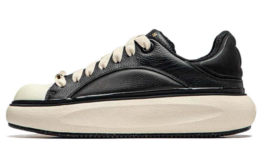 Li-Ning Li Ning Yun You C4D Slip Resistant Low top Casual Shoes Women's Black White