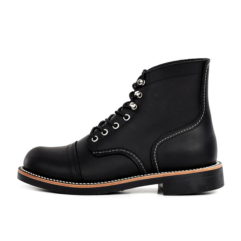 ROCKEY BAND Short Combat Boots Women's Black