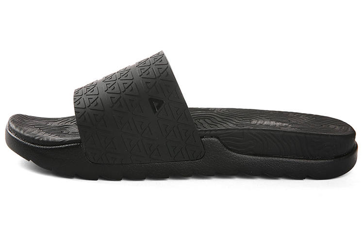 PEAK PEAK Comfortable Rubber Sole Slide Slippers Men's Black