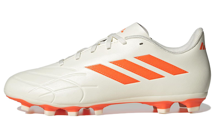 Adidas Adidas Copa Pure.4 Slip Resistant Abrasion Resistant Soccer Shoes Men's White Orange