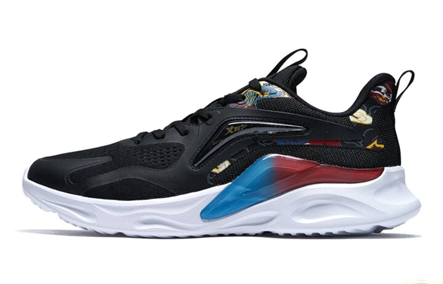 XTEP XTEP Textile, Synthetic Leather Cushioning Abrasion Resistant Height Increasing Coverage Breathable