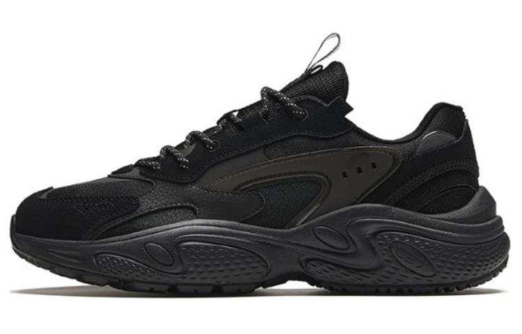 Anta Cushioning, Wear Resistant Low top Casual Shoes Men's Black