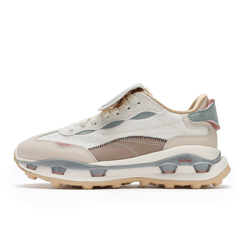 FILA KM2 Stackable Shoe 2 Low top Casual Shoes Women's White Pink Yellow