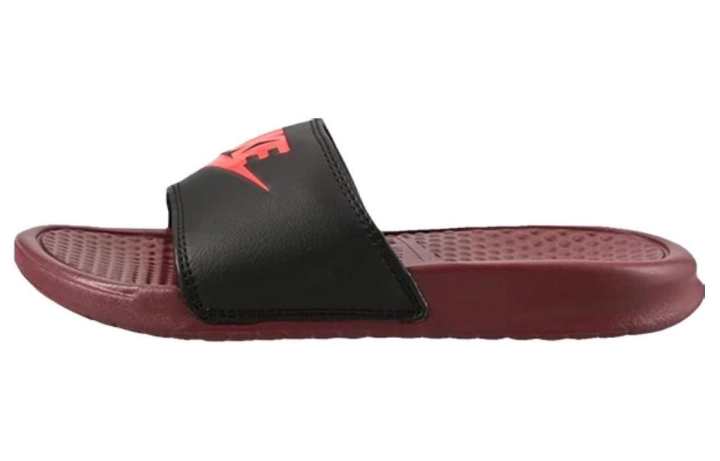 Nike Nike Benassi Slide Slippers Unisex Black Red