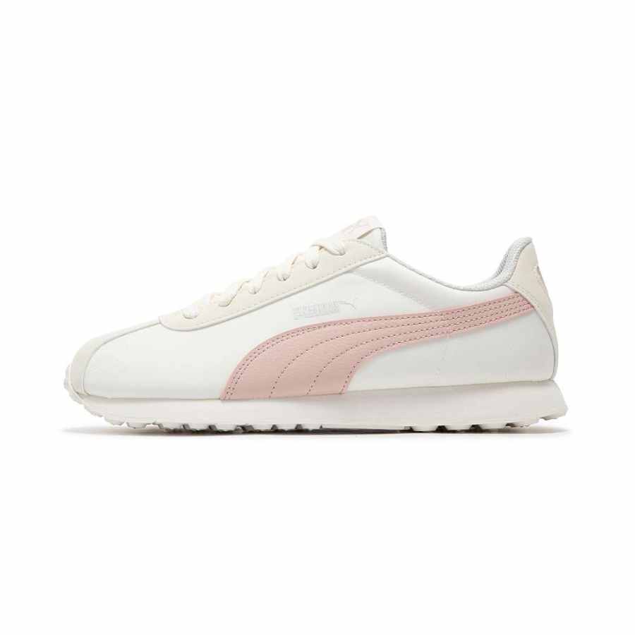 PUMA Turino NL Abrasion Resistant Coverage Low top Casual Shoes Unisex White Pink