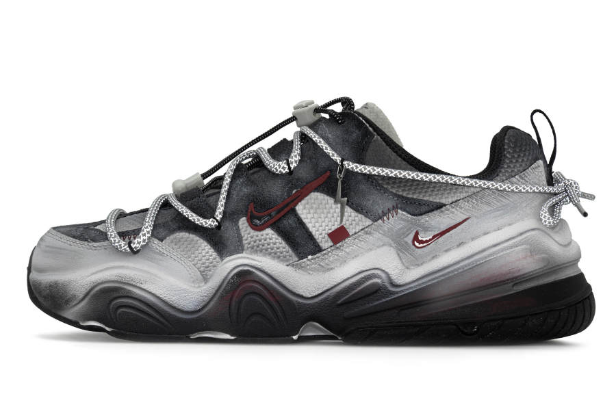 Nike Nike Tech Hera Silver Flame Chase MONE Manufacturing Abrasion Resistant Abrasion Resistant Low top Casual Shoes Unisex