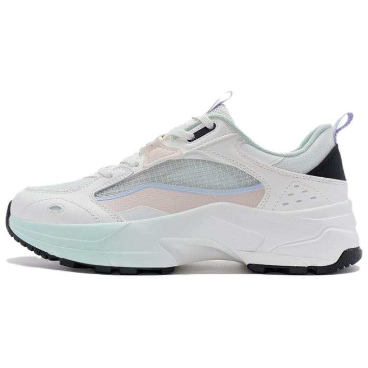 XTEP Mousse 2.0 Breathable And Lightweight Low top Casual Shoes Women's White Pink Black