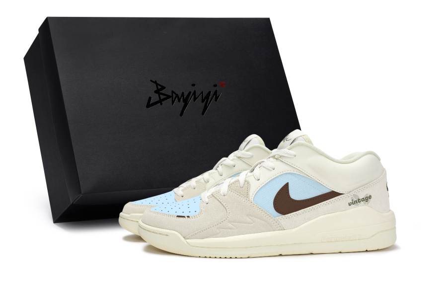 Jordan Jordan Stadium 90 811 Manufacturing, Coffee Milk Blue, Special Shoe Box Abrasion Resistant Slip Resistant