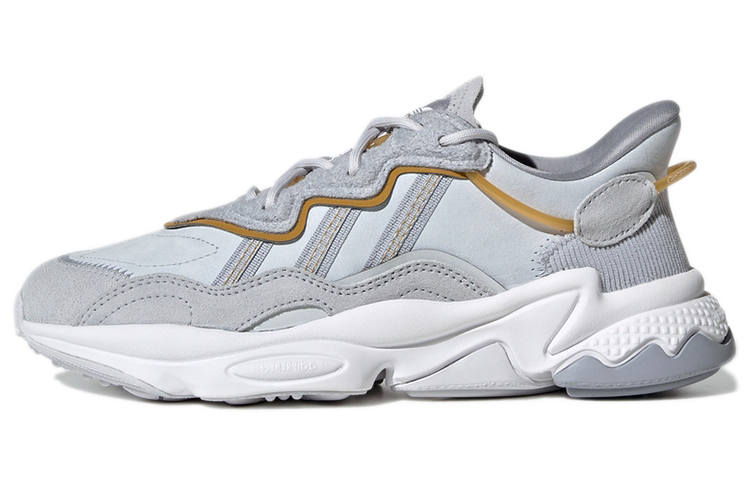 Adidas Originals Ozweego Shoes 'Grey /Yellow' Women's
