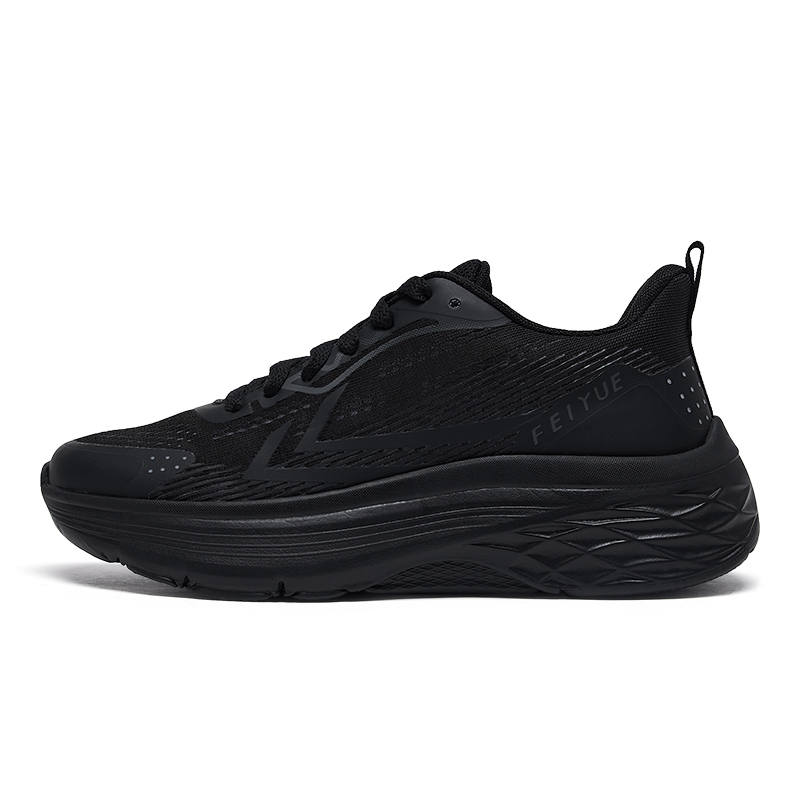 Poizon FEIYUE Comfortable Slip-Resistant Abrasion-Resistant Low-top Casual Shoes Unisex Black