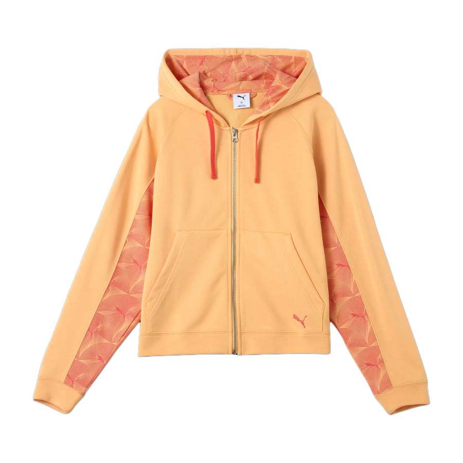 PUMA ESS Jackets Women's Apricot Yellow Hooded Moderate Other