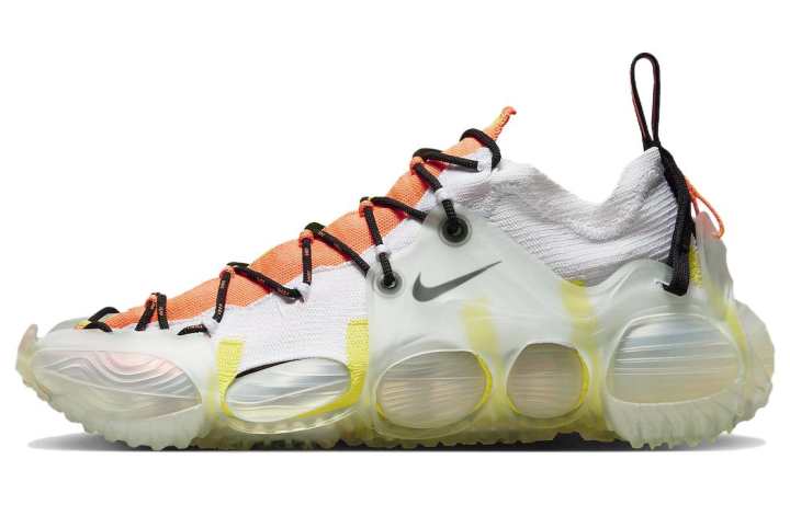 Nike Nike ISPA Cushioning Slip Resistant Low top Casual Shoes Unisex White Yellow