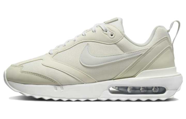 Nike Nike Air Max Dawn Cushioning Abrasion Resistant Low top Casual Shoes Women's White Recyclable Material
