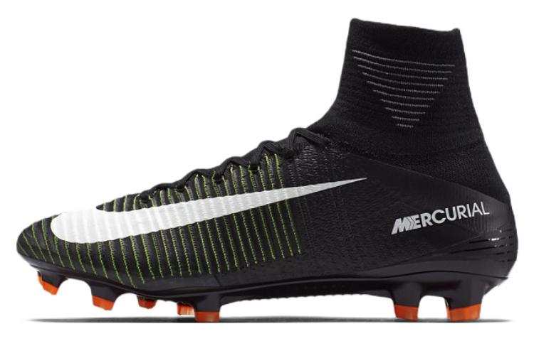Nike Nike Mercurial Superfly 5 FG Firm Ground Natural Grass Cushioning Slip Resistant Abrasion Resistant Soccer Shoes