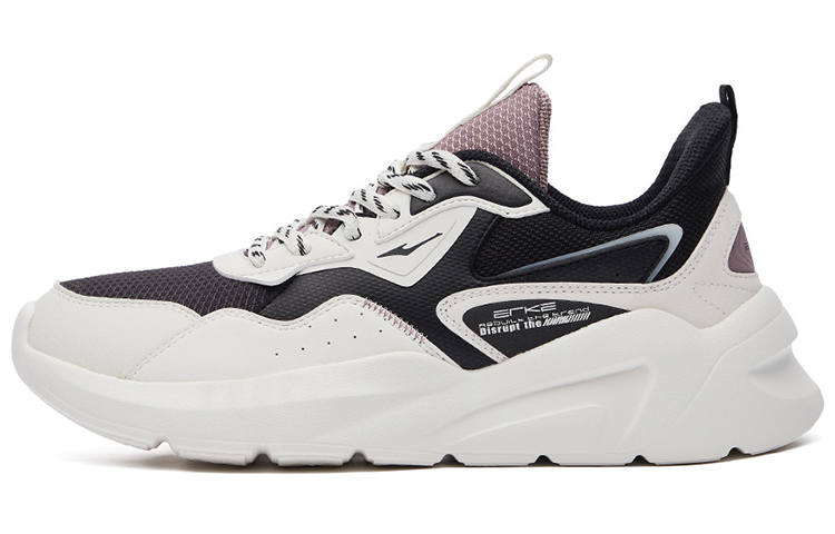 Erke Lightweight Low top Casual Shoes Women's Black Purple