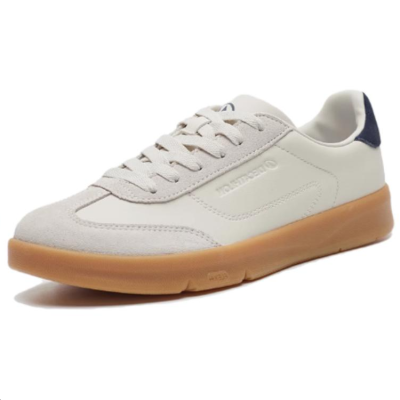 DECATHLON Slip Resistant Abrasion Resistant Low top Skateboard Shoes Women's Ecru Gray