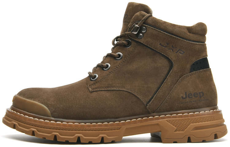 Jeep Jeep Short Combat Boots Men's Khaki