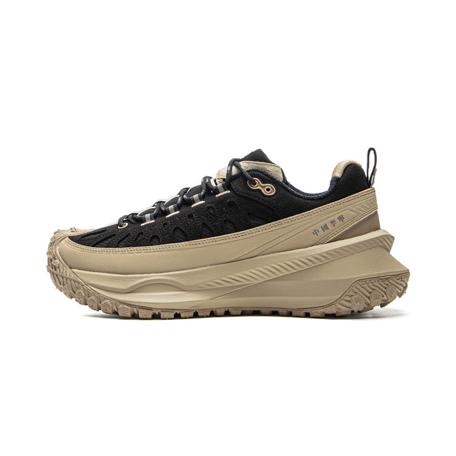 Li-Ning Li Ning Ranger CRC Slip Resistant, Abrasion Resistant, Height Increasing Low top Casual Shoes Unisex Black Brown