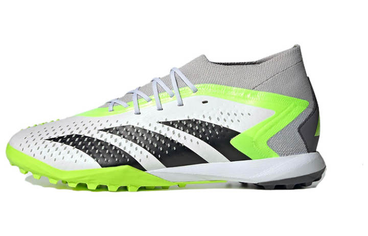 Adidas Adidas Predator Accuracy.1 TF Turf Microfiber Leather Soccer Shoes Men's Gray Green