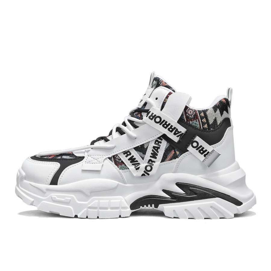 WARRIOR WARRIOR Casual Shoes Men's High Top White Black