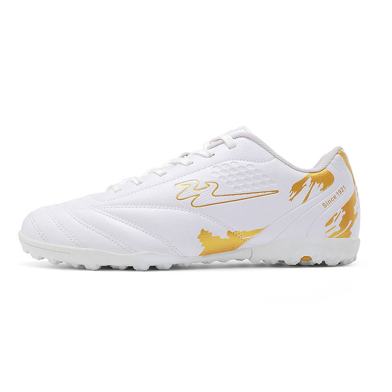 Binary Binary TF Rubber Broken Studs Soccer Shoes Unisex White