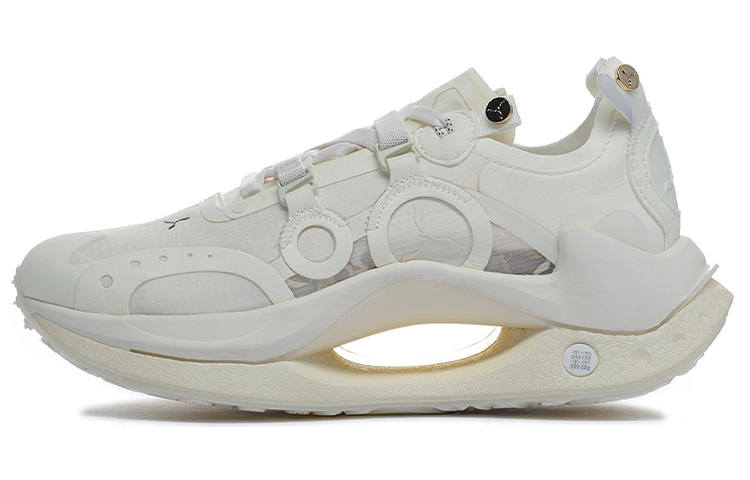 LI-NING 1990 LI NING 1990 Premium Sports Collection Casual Shoes Women's Low Top Ecru