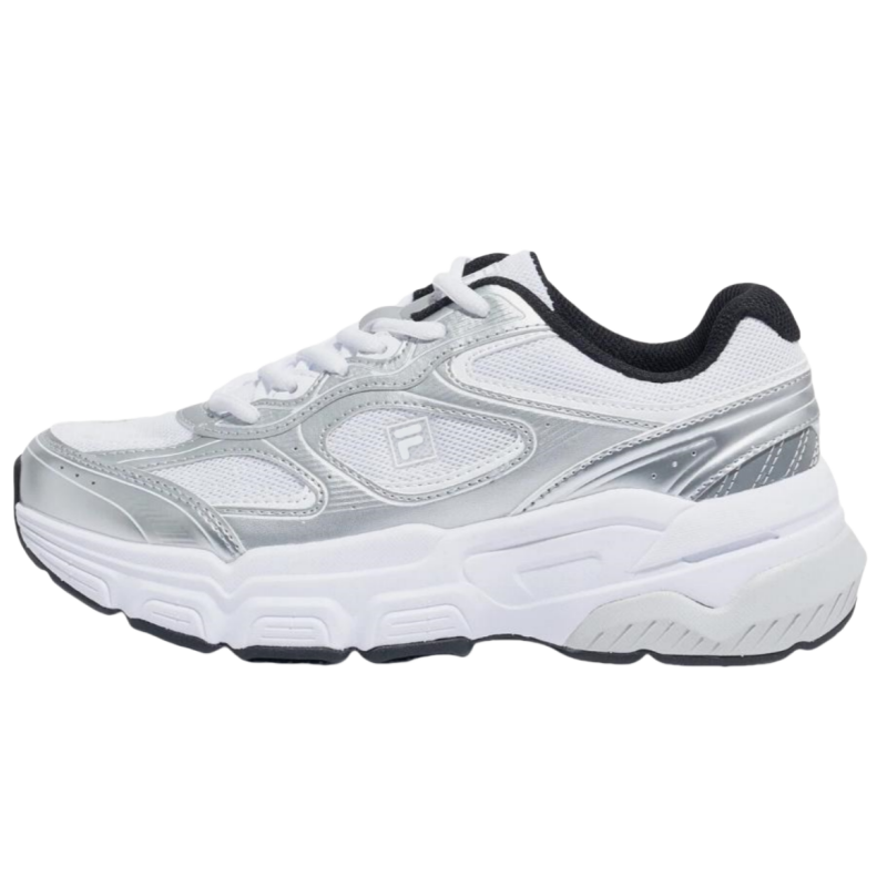 FILA Ranger Breathable Low top Casual Shoes Unisex Silver White