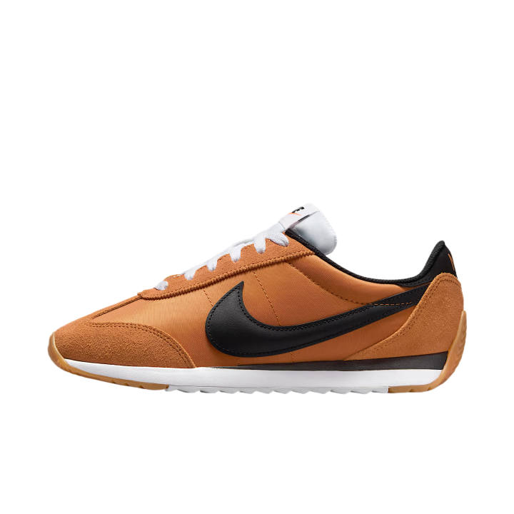 Nike Nike Pacific Leather, Suede Cushioning Low top Casual Shoes Women's Brown Black