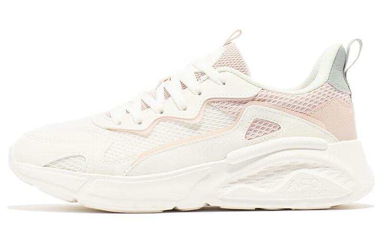 361° Abrasion Resistant Breathable Slip Resistant Low top Casual Shoes Women's White Pink