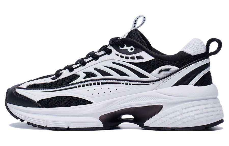 Li-Ning Li Ning Comet Wear resistant And Lightweight Low top Casual Shoes Women's White Black
