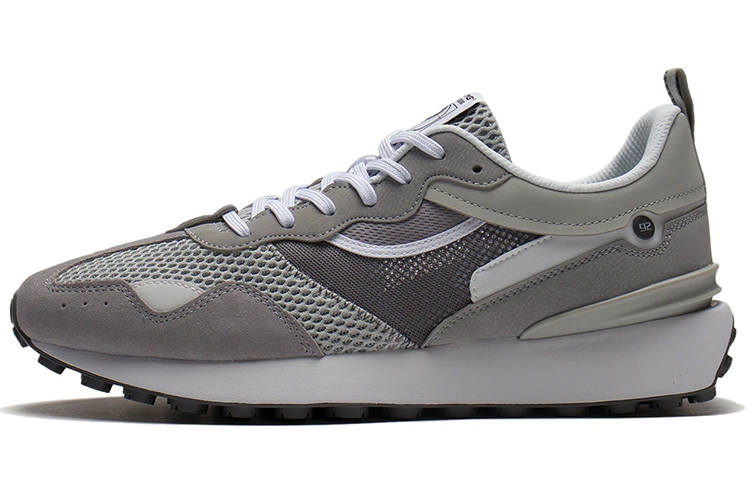 Li-Ning Li Ning Fangyuan Classic Slip Resistant Abrasion Resistant Low top Sports Casual Shoes Men's Gray